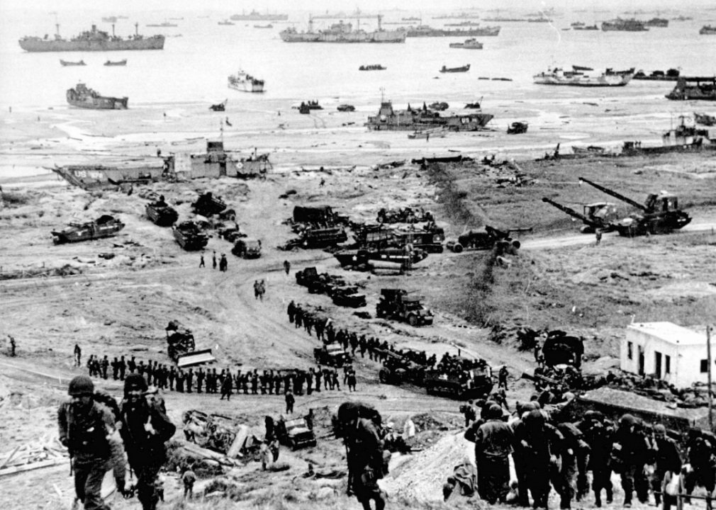 Then: Normandy, France (1944)